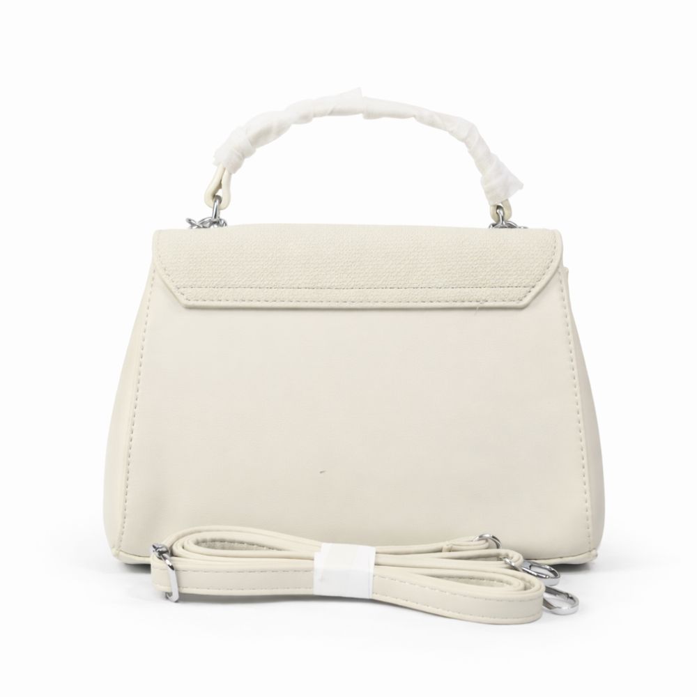  Elegant Heart Charm Mini Bag (Off white)