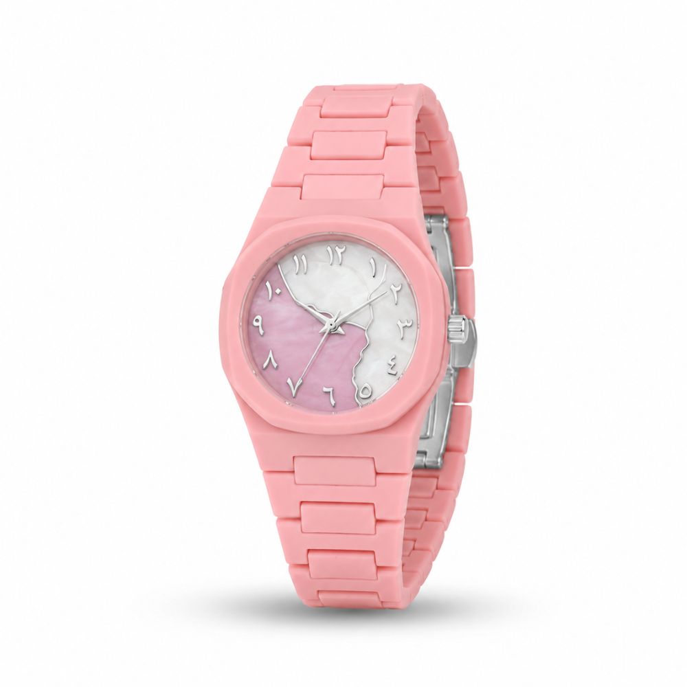 Aura Pink Arabic Elegance Watch