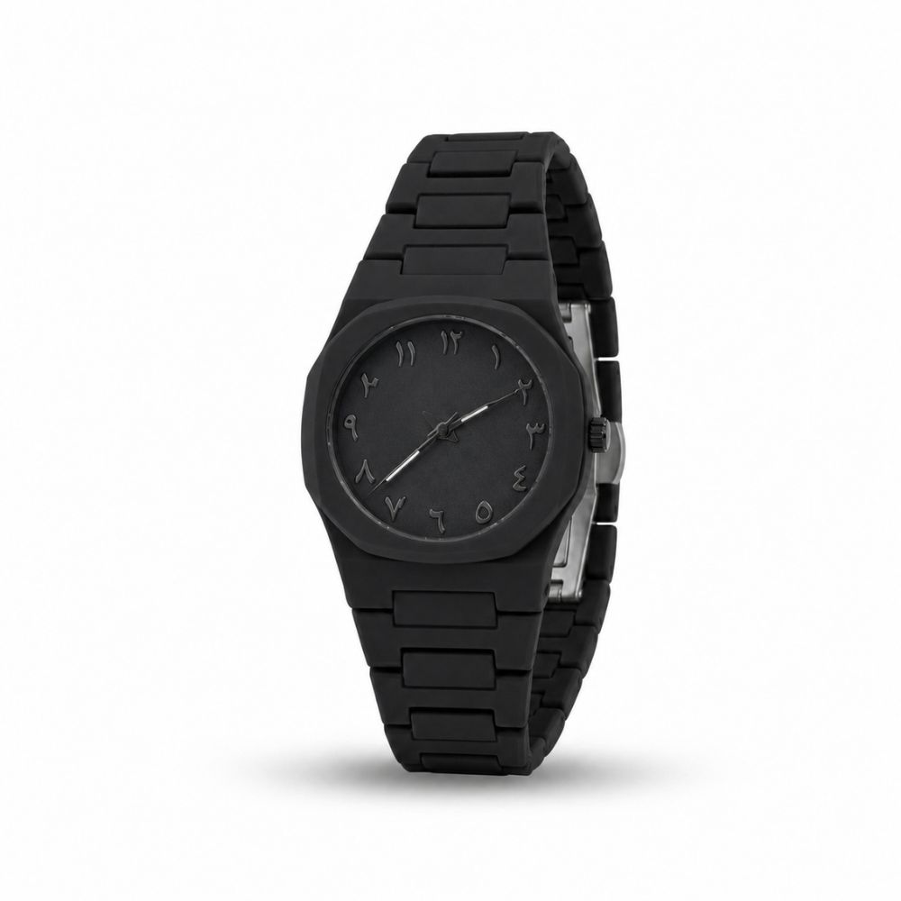 Aura Black Arabic Elegance Watch
