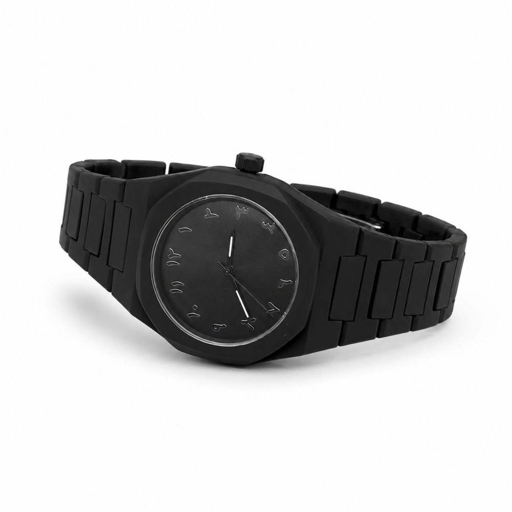 Aura Black Arabic Elegance Watch