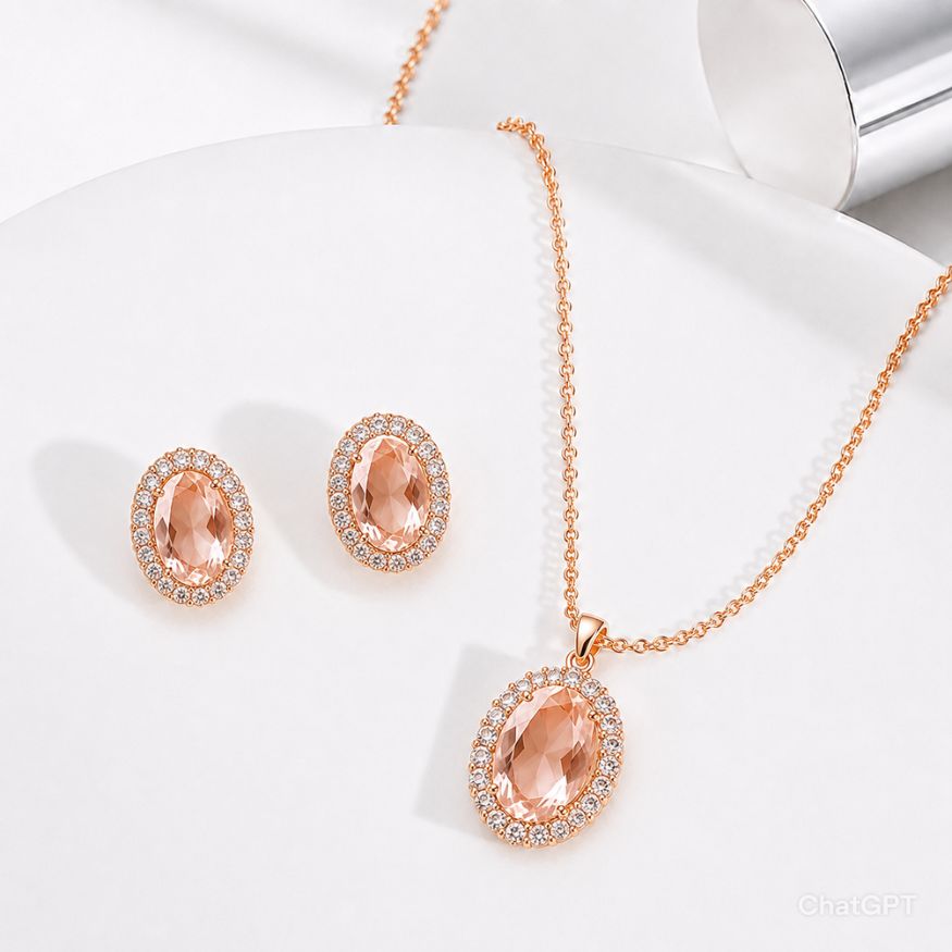 Blush  Elegance Jewelry Set