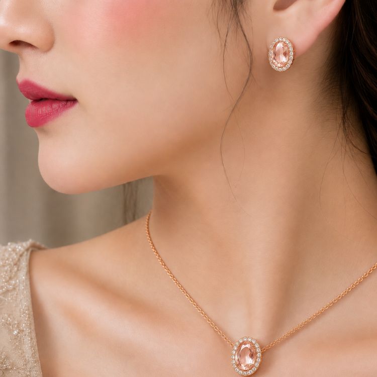 Blush  Elegance Jewelry Set