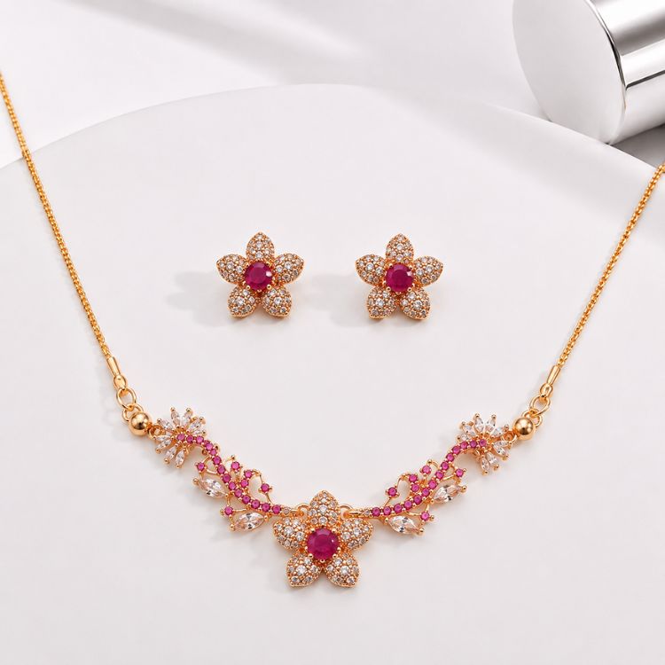 Ruby Blossom Set