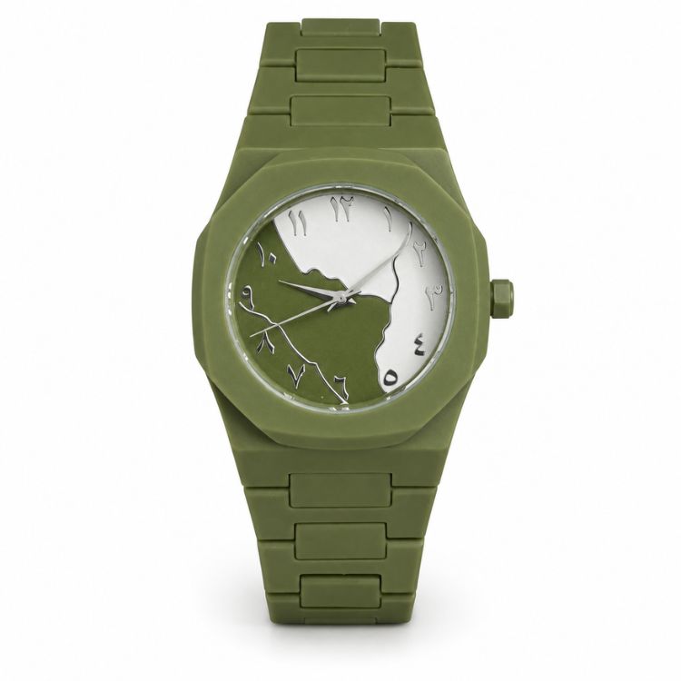 Arabic Aura Olive Male's Watch