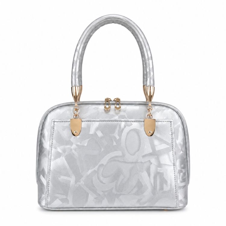 Silver Luxe Glow Handbag