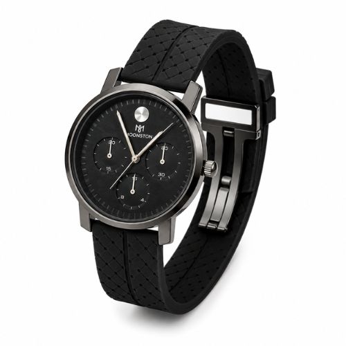 Jet Black Magnetic Men’s Watch