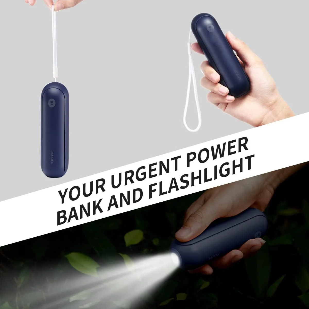 JisuLife Handheld Fan Life 8 (2000mAh) - Black