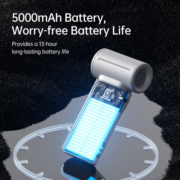 JisuLife Handheld Fan Life 9 (5000mAh)-Black