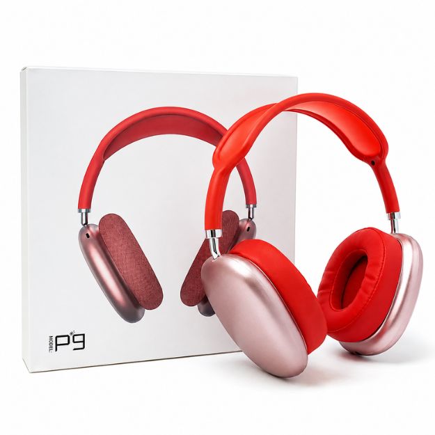 Red P9 Wireless Headphones