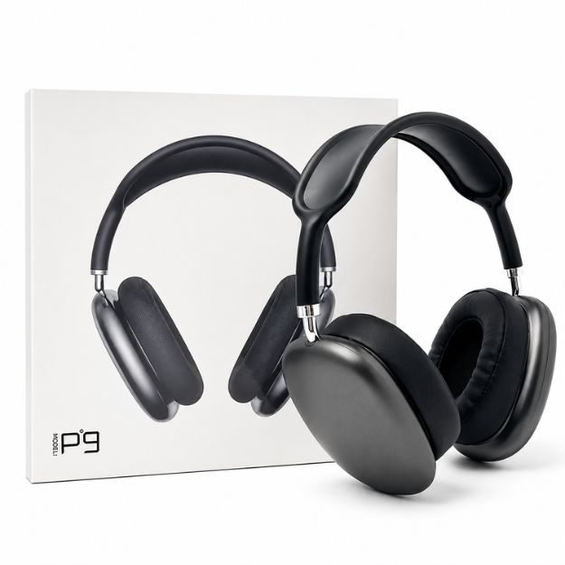 Black  P9 Wireless Headphones