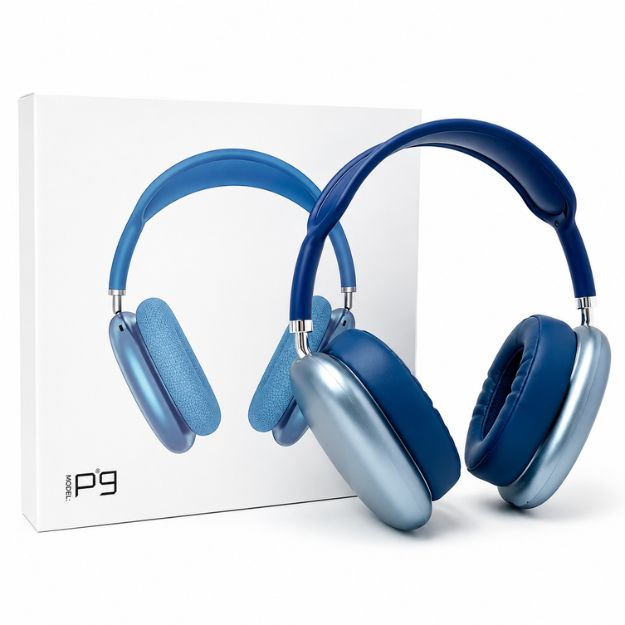 Blue  P9 Wireless Headphones