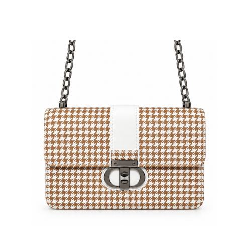 Houndstooth Chain Bag