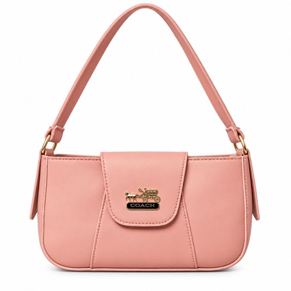 Classic Shoulder Bag – Blush Pink