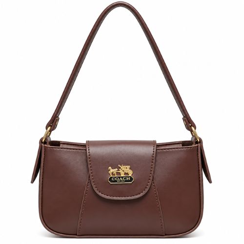 Classic Shoulder Bag – Chocolate Brown