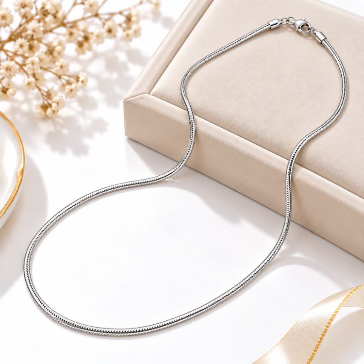 Classic Silver Snake Chain-Unisex